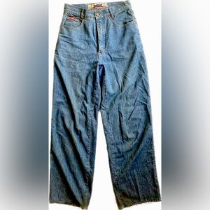 Vintage High Waisted Wide Leg Denim